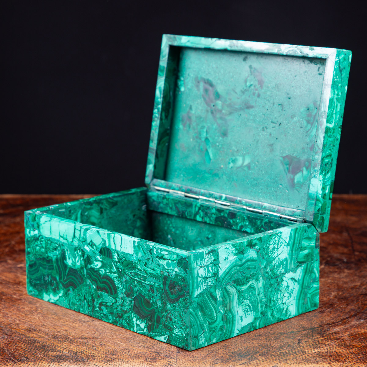 Lot De Bagues Fines En Malachite Et Pierres Mélangées - Fabriqué Main, Plaqué Argent, Style Bohème